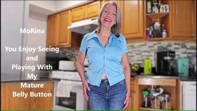 You Enjoy Seeing and Playing With My Mature Belly Button (mobile vers)