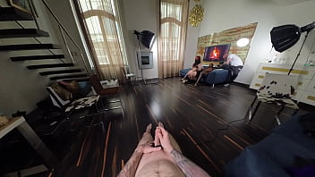 Sabien Cucks Sissy On Set