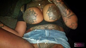 The Kinky Slut Queen "Dark Dea" Fuck a Huge Cock in Seaside Street (POV-OUTDOOR-PISSING-DEEPTHROAT-FACIAL-FETISH-BIZZARRE)