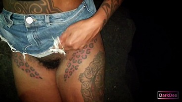 The Kinky Slut Queen "Dark Dea" Fuck a Huge Cock in Seaside Street (POV-OUTDOOR-PISSING-DEEPTHROAT-FACIAL-FETISH-BIZZARRE)