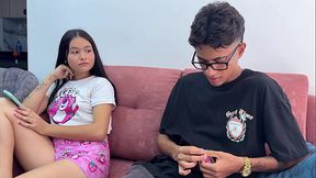 Latina teen pays off innkeeper with her tight ass and pussy
