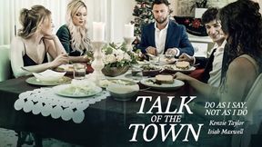 Busty blonde babe gets deepthroated and filled with cock