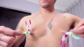 David Fetish Private Show Nipple Play