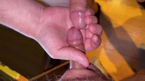 Two uncut cocks play together - foreskin to foreskin, glans to glans