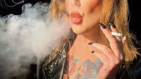 Leather fits me so well, just like nicotine and tar fit my lungs - Audible Inhales and Exhales - Dunhill White 100