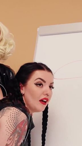 Sexy Hot Lesbian Compilation Video: Rough Latex Fuck of Curvy Girls