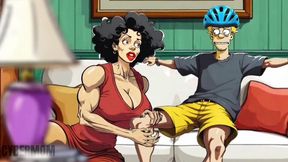 Busty married MILF loves a big black tool