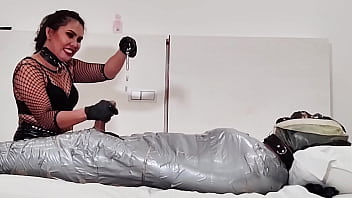 Duct Tape Femdom Mummification