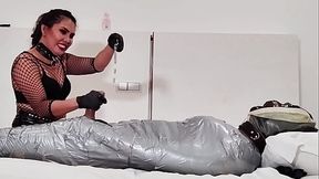 Duct Tape Femdom Mummification