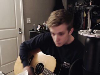 Stepbro plays guitar and eats a burrito (Foot reveal at 20 subs)