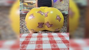 Big Ass Eating Hamburger