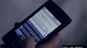 ”Nerdy Emily J uses her phone as a sex toy”