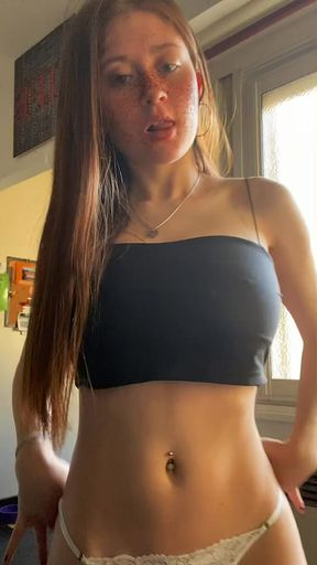 Female Onlyfans Model in Black Tank Top