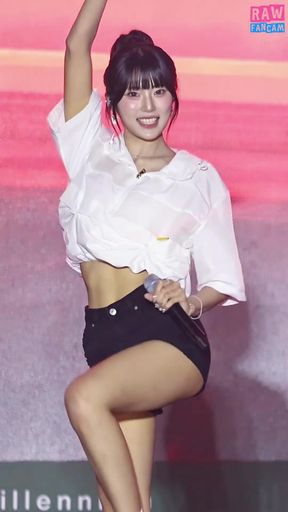 Korean teen GF shows off her toned thighs and perky ass in a K-pop inspired vid.