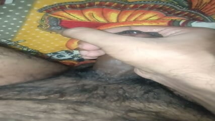 Rough jerking close up video