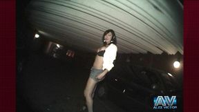 trans gata belissima se deixa filmar desfilando e mostrando tudo nas ruas da madrugada de sao paulo-sabrina rios