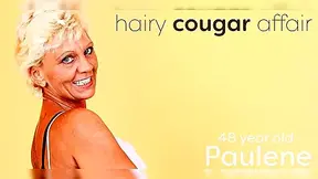 Paulene Paulene Is A Hairy Cougar That Loves To Get Fucked On Her Sofa By Her Neighbor, Who Loves To Come! With Leslie Taylor