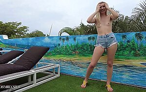 Emma sirrus on the deck