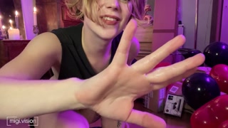 Cute Hairy Blonde Gets Off