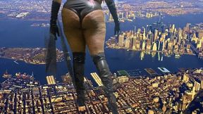 Giantess Special Effects - Giantess Vader Dominates  Tiny City, Female Domination, Crush, Shrinking fetish 4k smaller