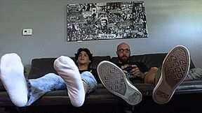 Stroke Your Cock While You Worship The Feet Of Dustin Steele & Julian Jaden (HD 1080p MP4)