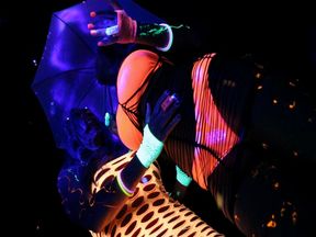 Blacklight Paint and Pussy Play With Ava Addams