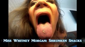 Giantess Whitney Morgan: Shrunken Snacks - mp4