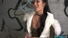 Public Agent - skinny young with thick jugs and firm backside will not forget this