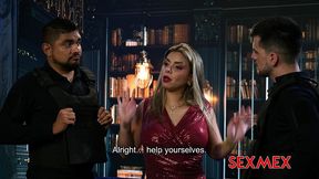 sexmex - the cops’ naughty proposal to a hot suspect . malena doll