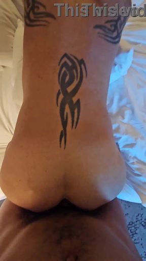 Ts carmenstarr takes 10 inch BBC doggystyle