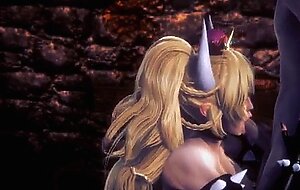 Mario bross hentai - bowsette hardsex - japanese asian manga anime film game porn