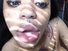 Tatted Ebony BBC for that Camera