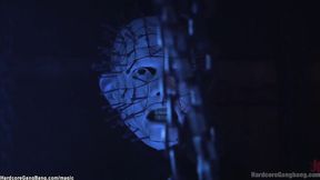 ”Petite black in socks Double penetration pounded”