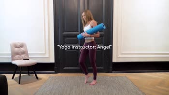 French Yoga Babe Angel Emily Gets Seduced by a Rich Client