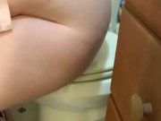 Kali Cole piss whore toilet slut watch her lick, slurp and gargles her own piss