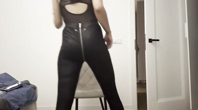 Blonde Polish model tears up favorite lingerie in solo haul