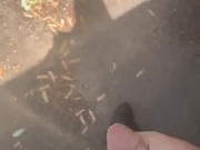 Me Jerking off behind the dumpster at work!!!!