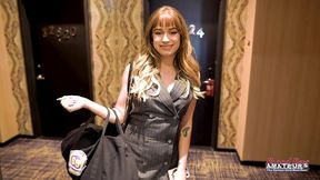tattooed hairy brunette pamela morrison toys herself!
