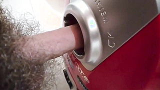 The vacuum cleaner hole and cumshot inside 11