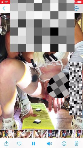 Shemale Sexy Lingerie Huge Anal Dildo