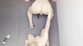 Fisting with Face and Tits
