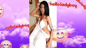 Tanned and horny transsexual slut Cartoon exposes her nice smooth ass