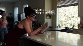 bratty stepdaughter-deep kissing, lesbian, taboo roleplay