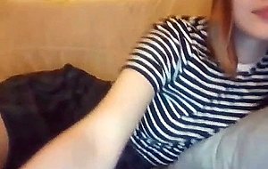 Katja masturbate in web-chat