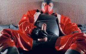 Rubberboots Bull Enjoys Red Rubber Waders