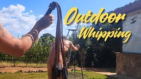 Whipping on the farm 1080p - Outddoor - BDSM - Domination - Spanking - Submissive