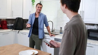 Adam overcomes his dick insecurity when stepbro Lancer shows him how good it feels
