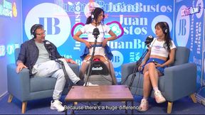 Lesbico Duo in Action Riding the Fuckmachine to Orgasm on Juan Bustos Podcast
