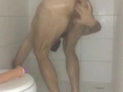 Fisting gay anal sex 3 shower sex