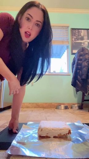 Cake Stomping and Smashing Video